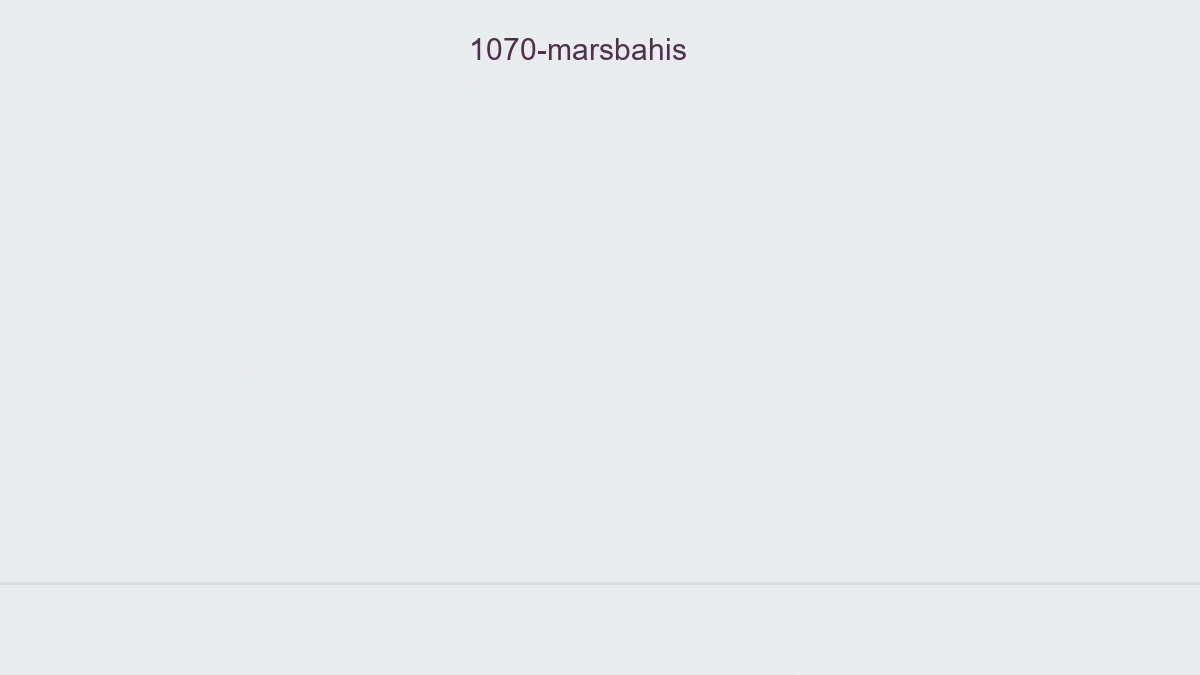 1070 Marsbahis