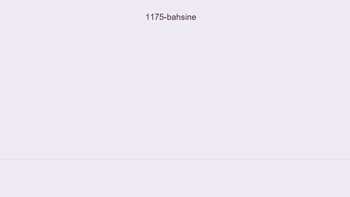 1175 Bahsine