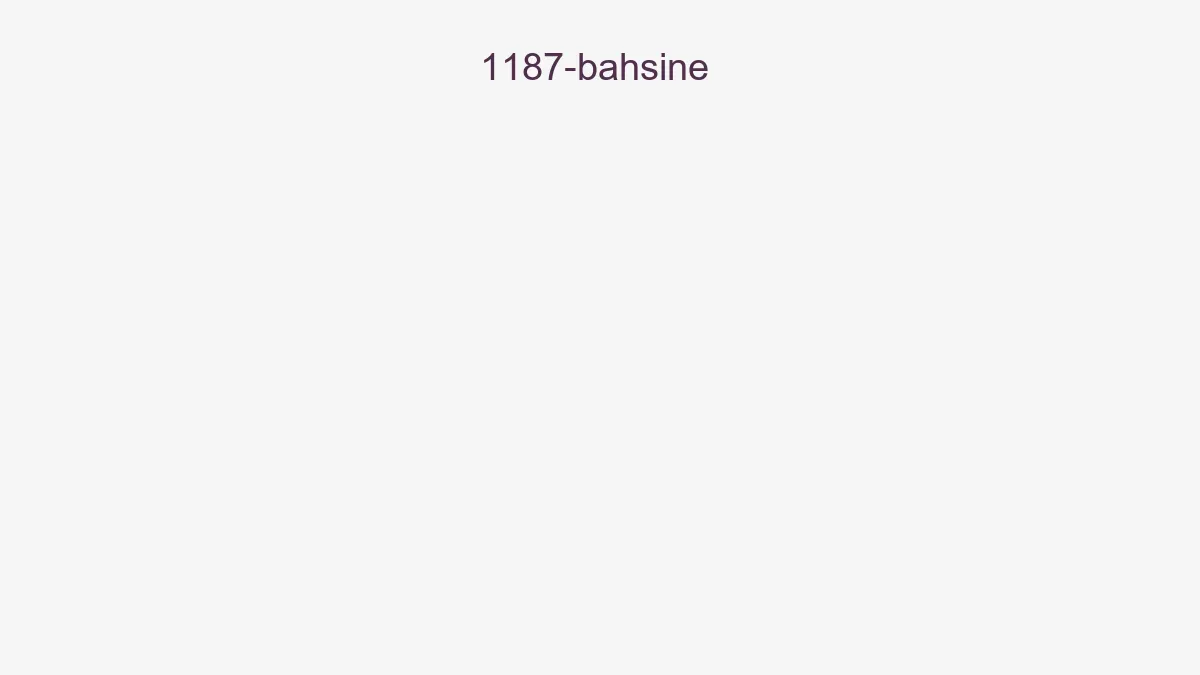 1187 Bahsine