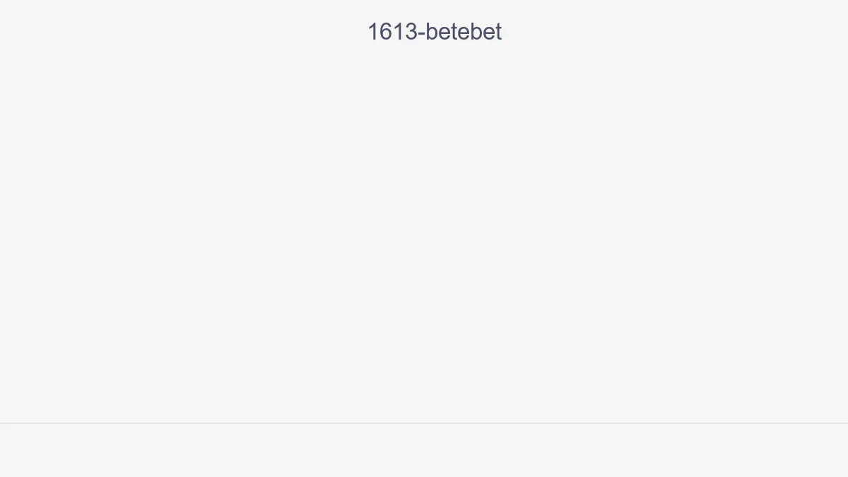 1613 Betebet