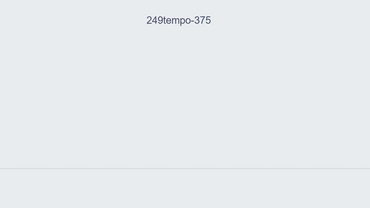 249tempo 375