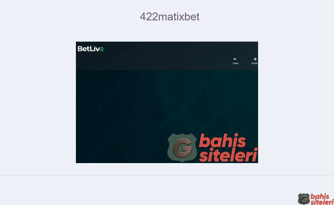 422Matixbet