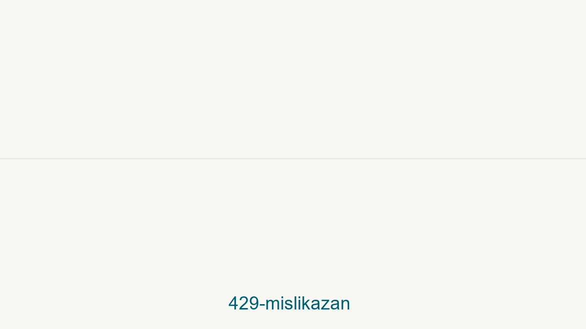 429 Mislikazan