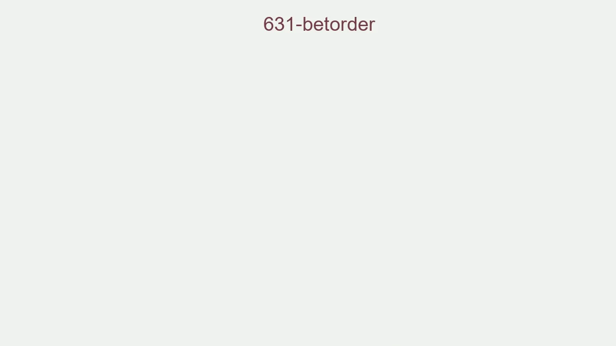 631 Betorder