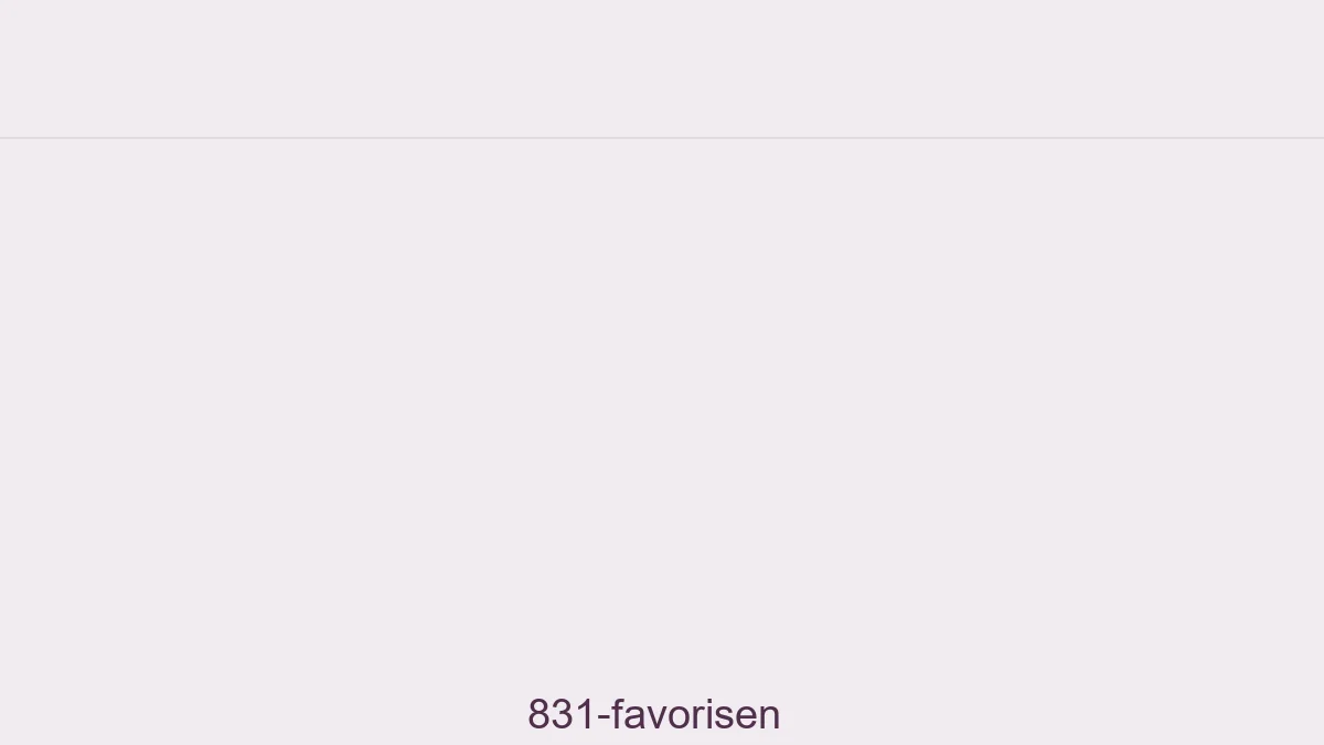 831 Favorisen