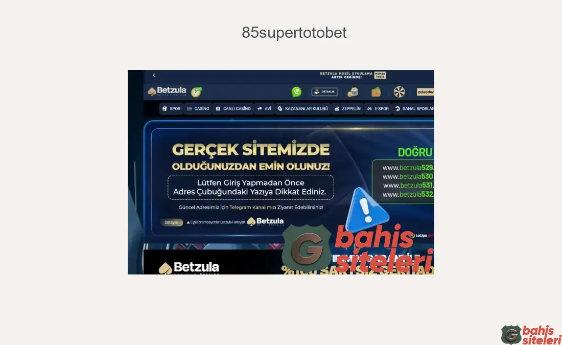 85Supertotobet