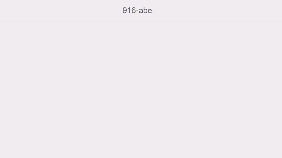 916 Abe