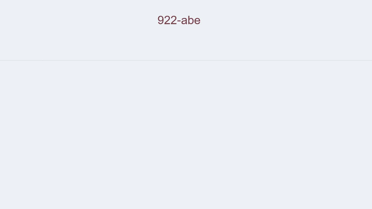 922 Abe