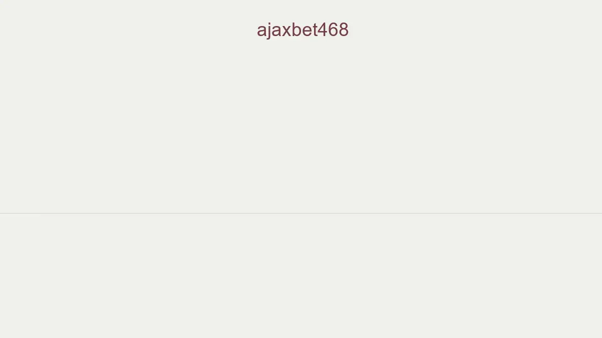 Ajaxbet468