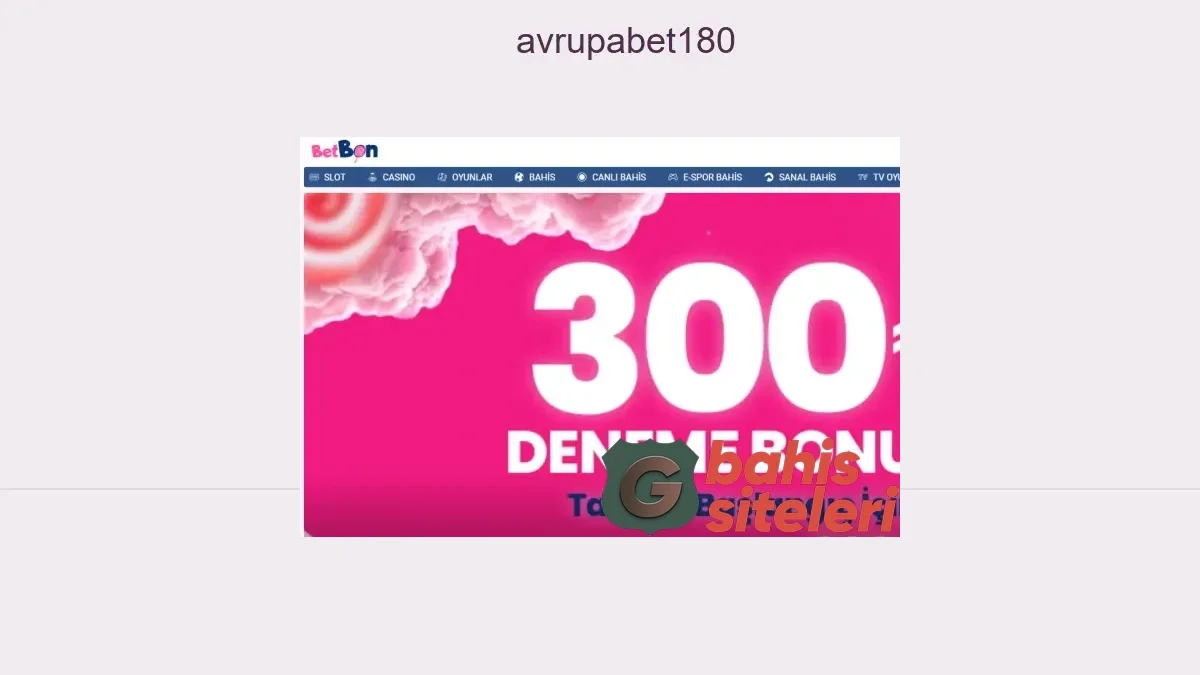 Avrupabet180