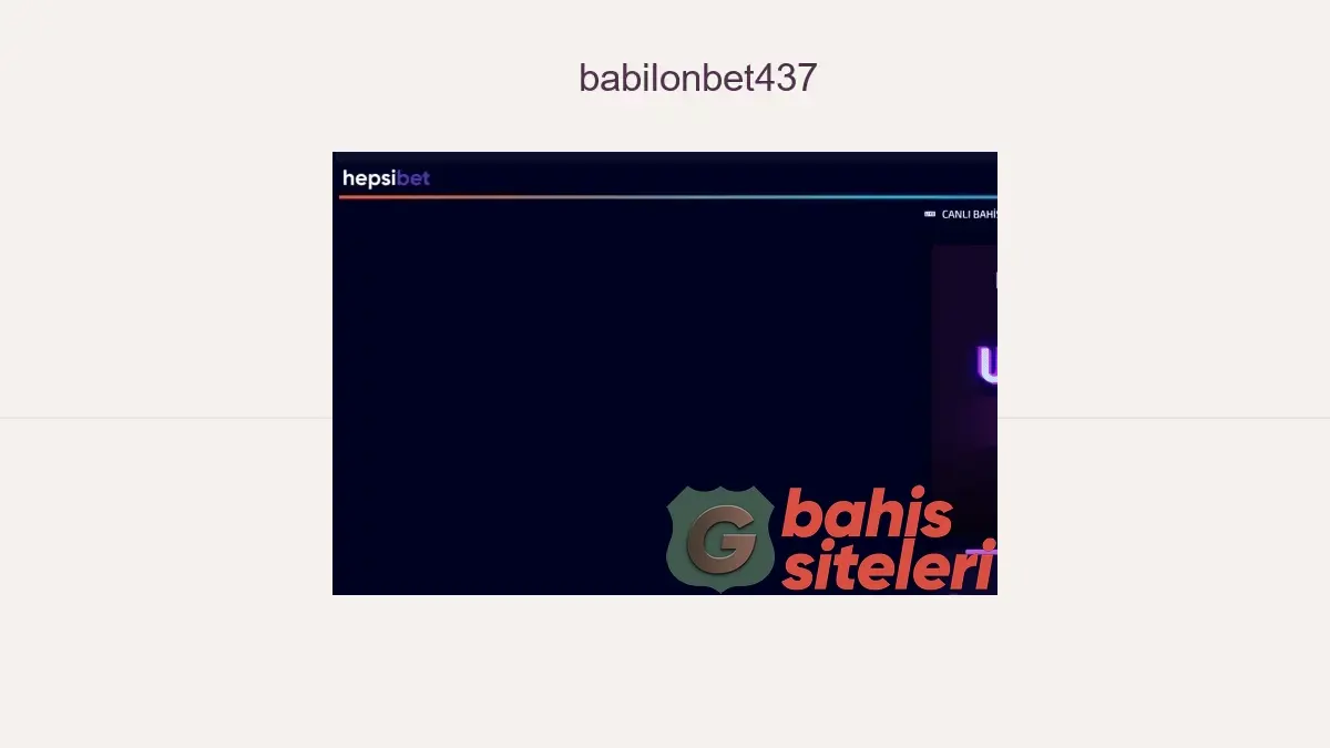 Babilonbet437