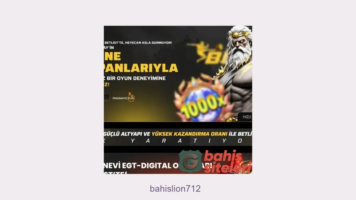 Bahislion712
