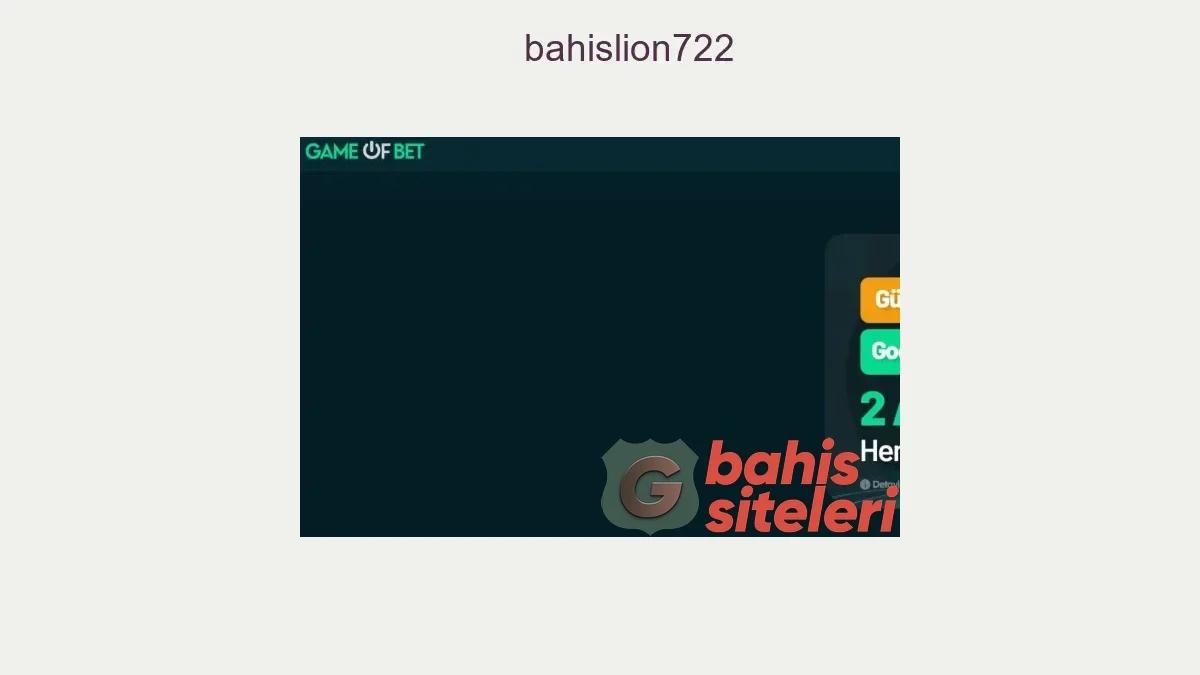 Bahislion722