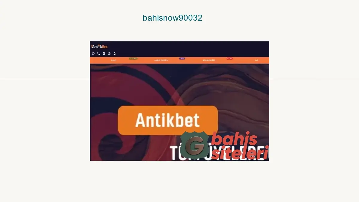 Bahisnow90032
