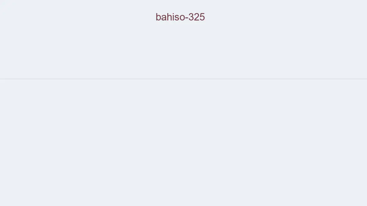Bahiso 325