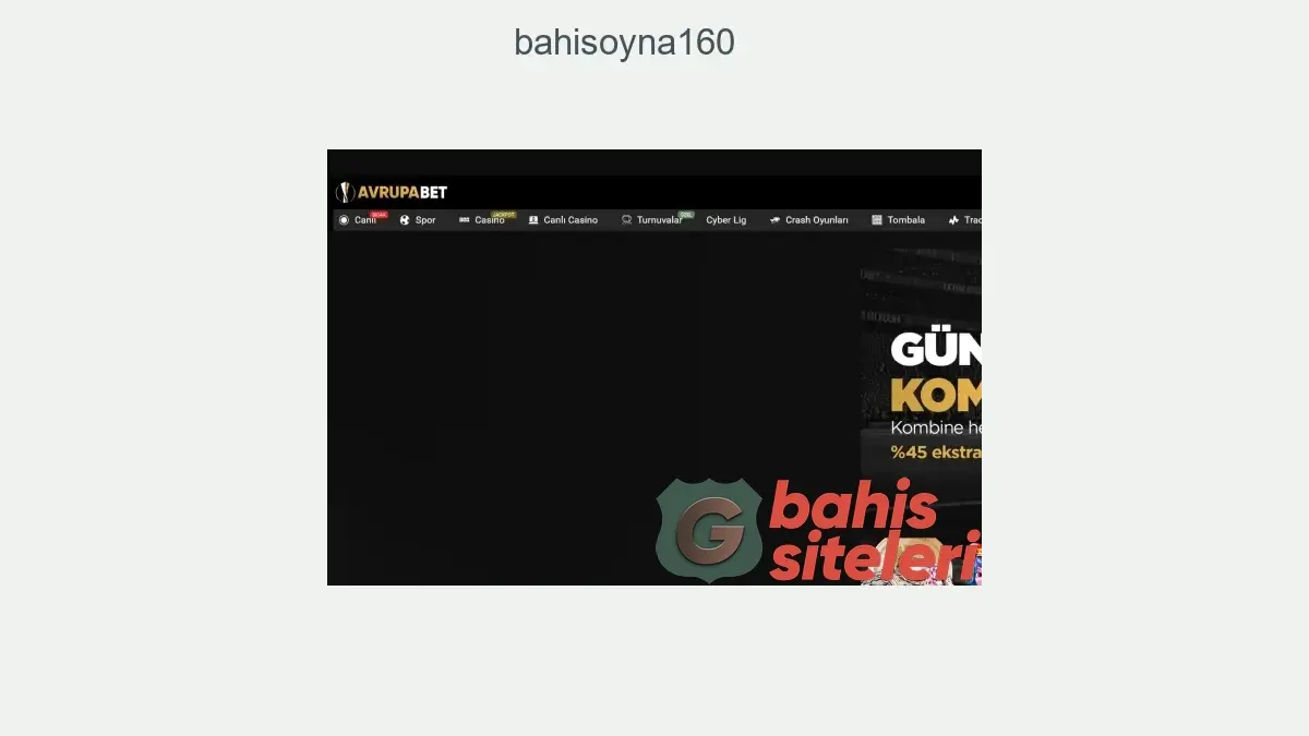 Bahisoyna160