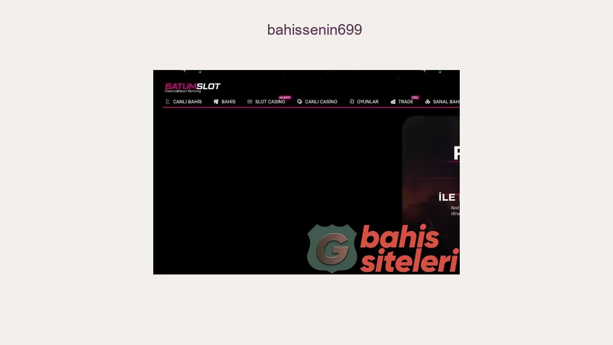 Bahissenin699
