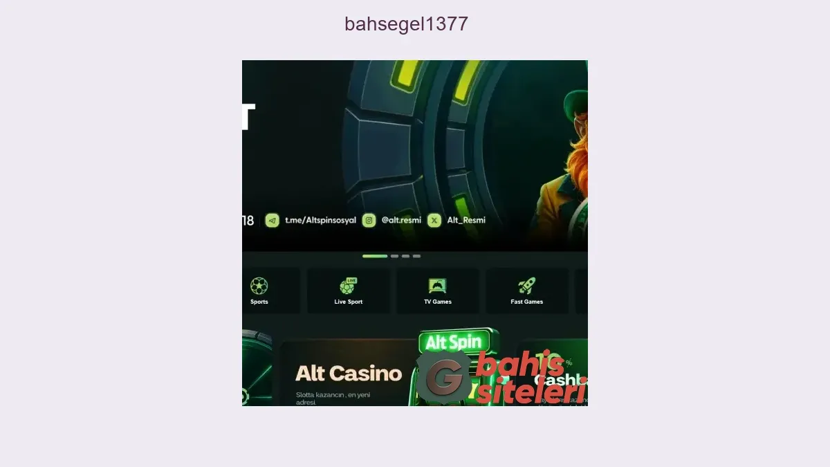 Bahsegel1377