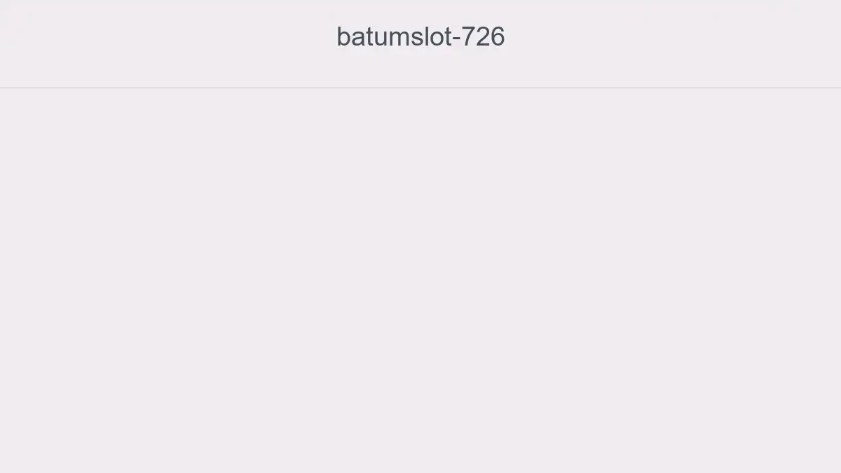 Batumslot 726
