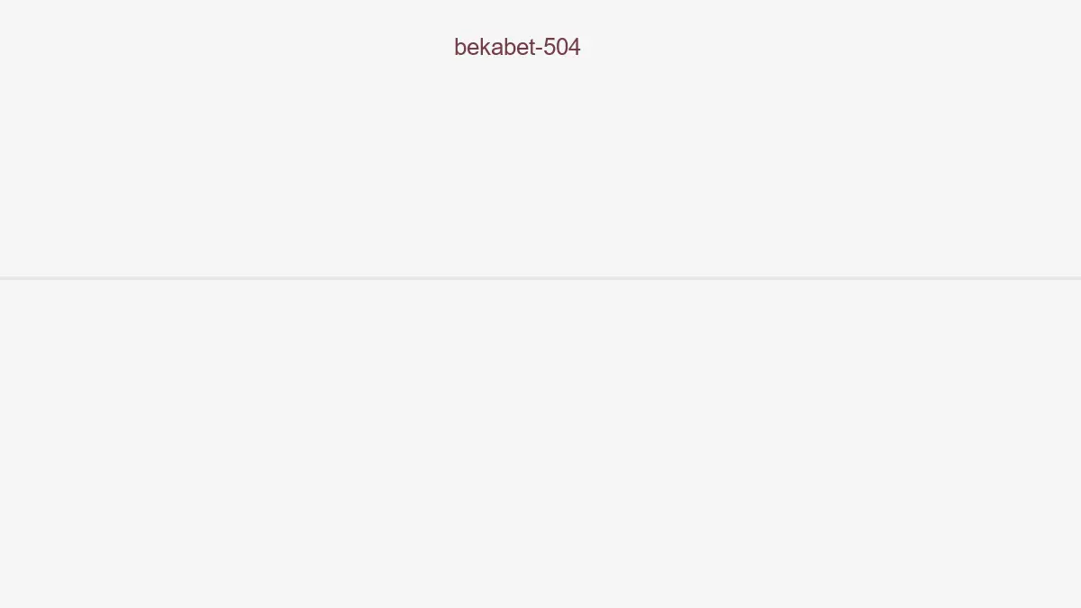 Bekabet 504