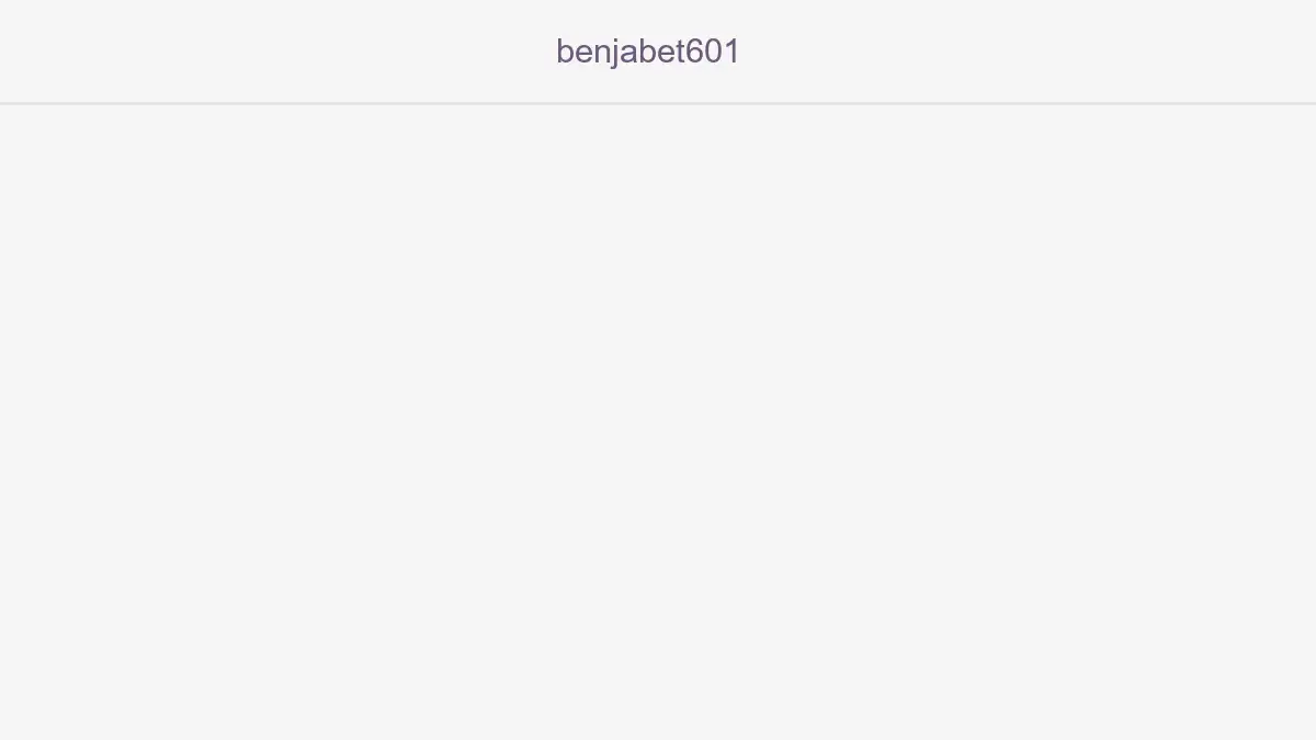 Benjabet601