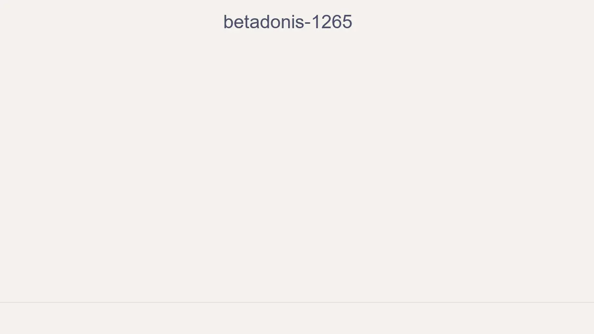 Betadonis 1265