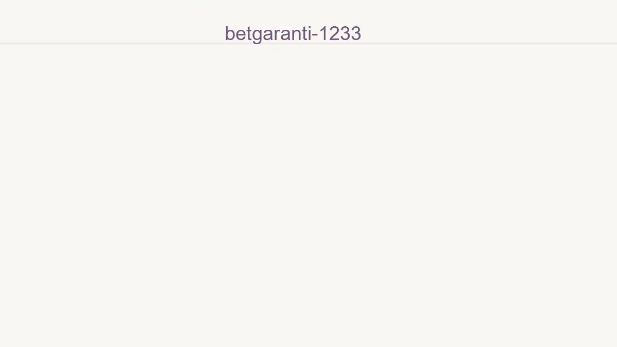 Betgaranti 1233