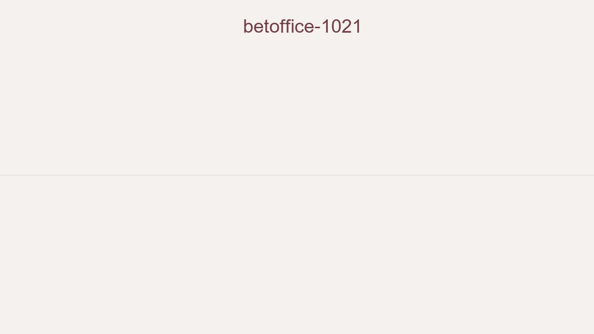 Betoffice 1021