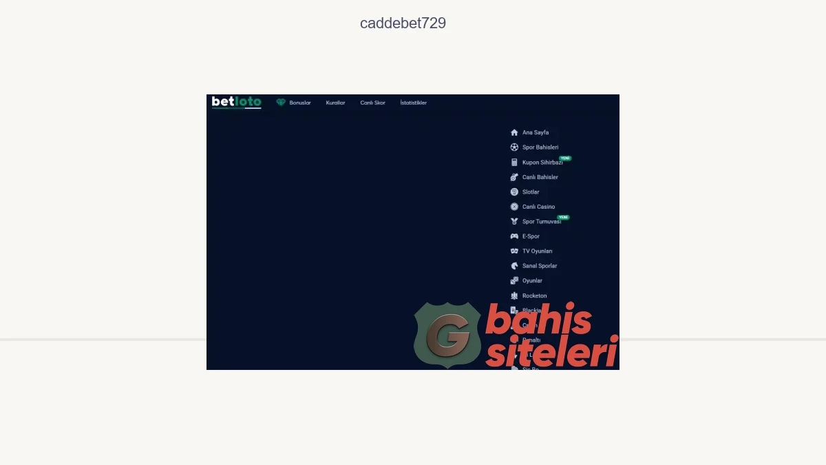 Caddebet729