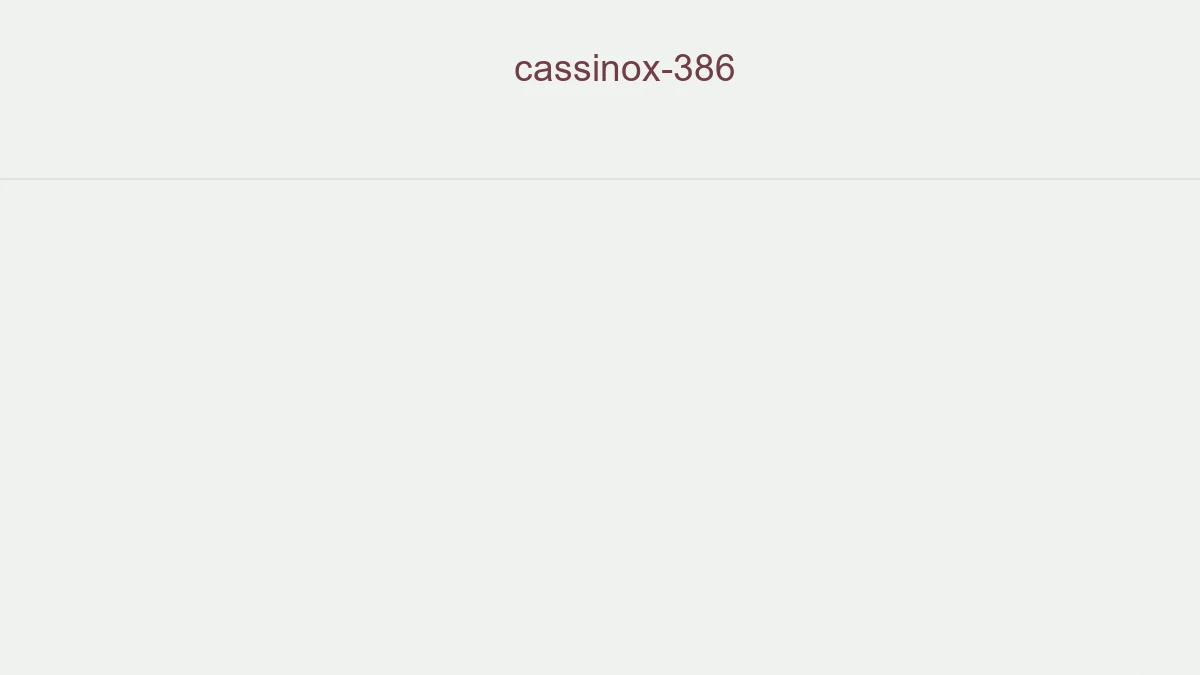 Cassinox 386