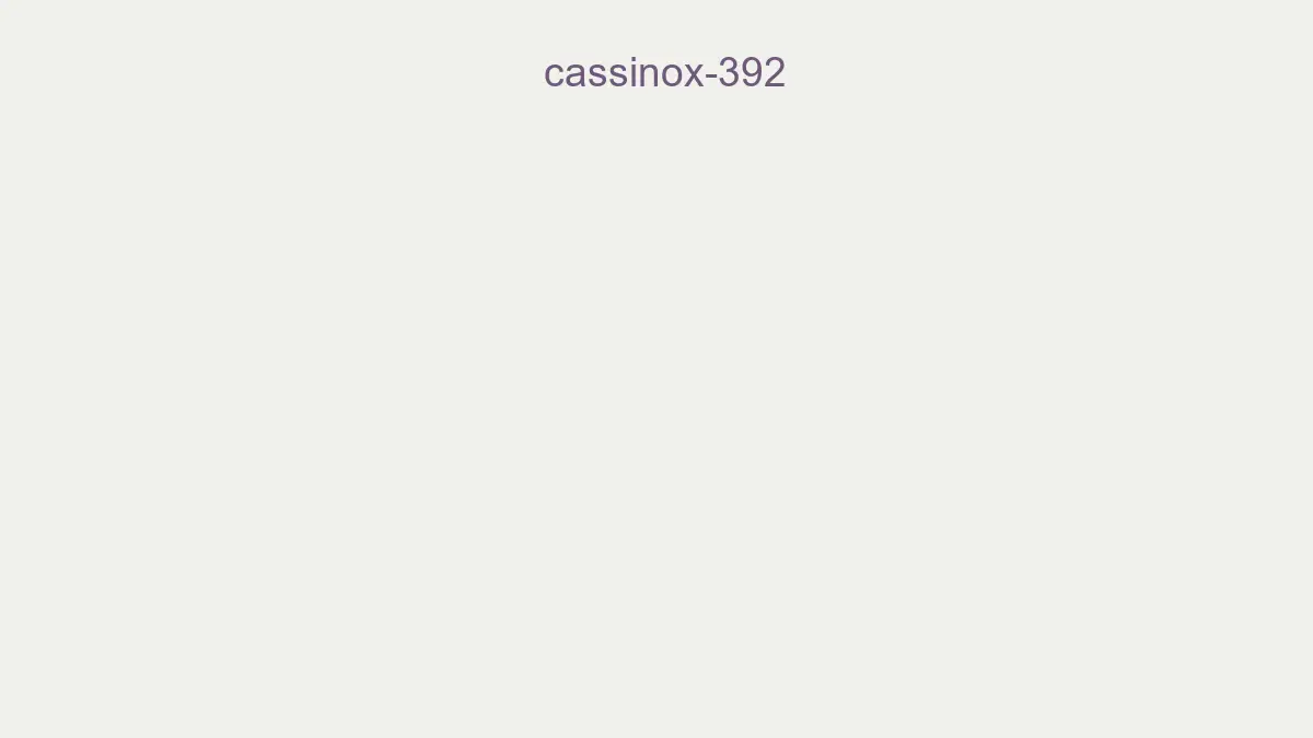 Cassinox 392