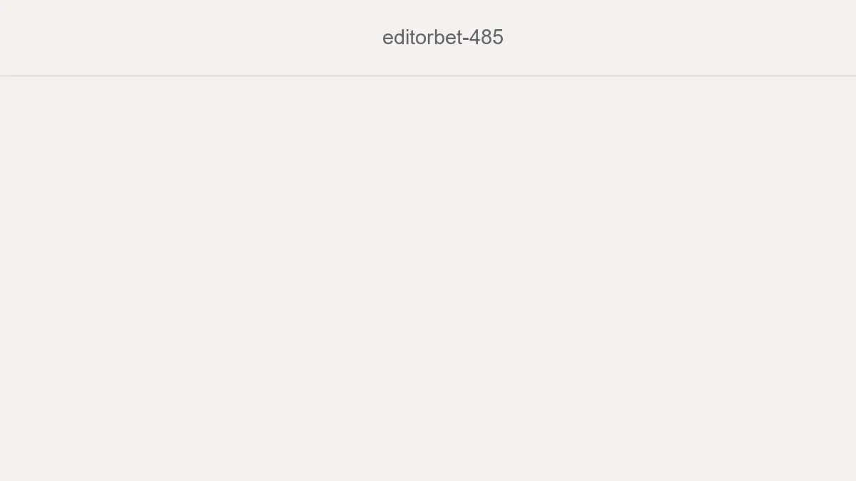 Editorbet 485
