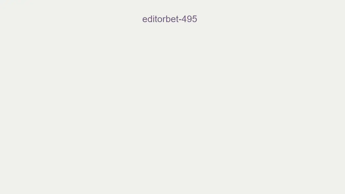 Editorbet 495