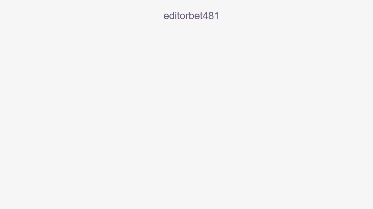 Editorbet481