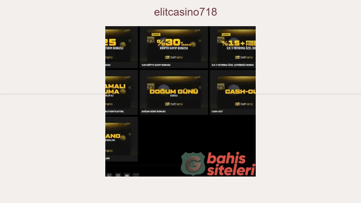 Elitcasino718