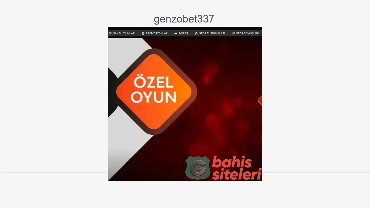 Genzobet337