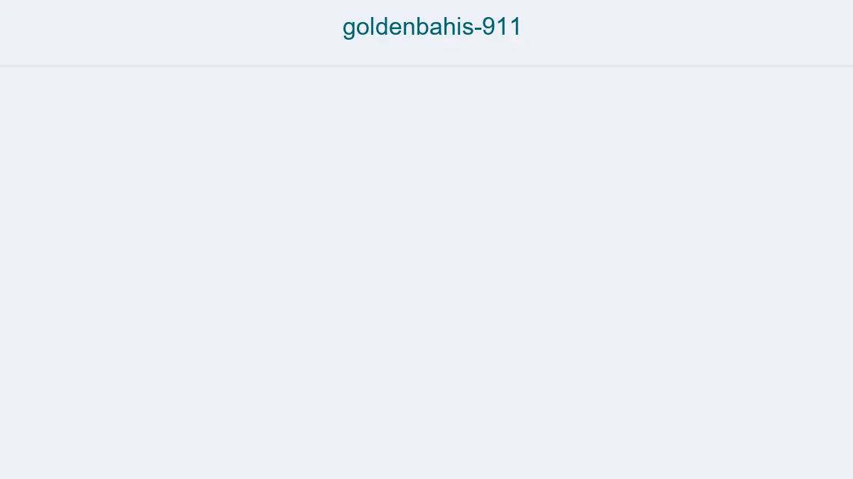 Goldenbahis 911
