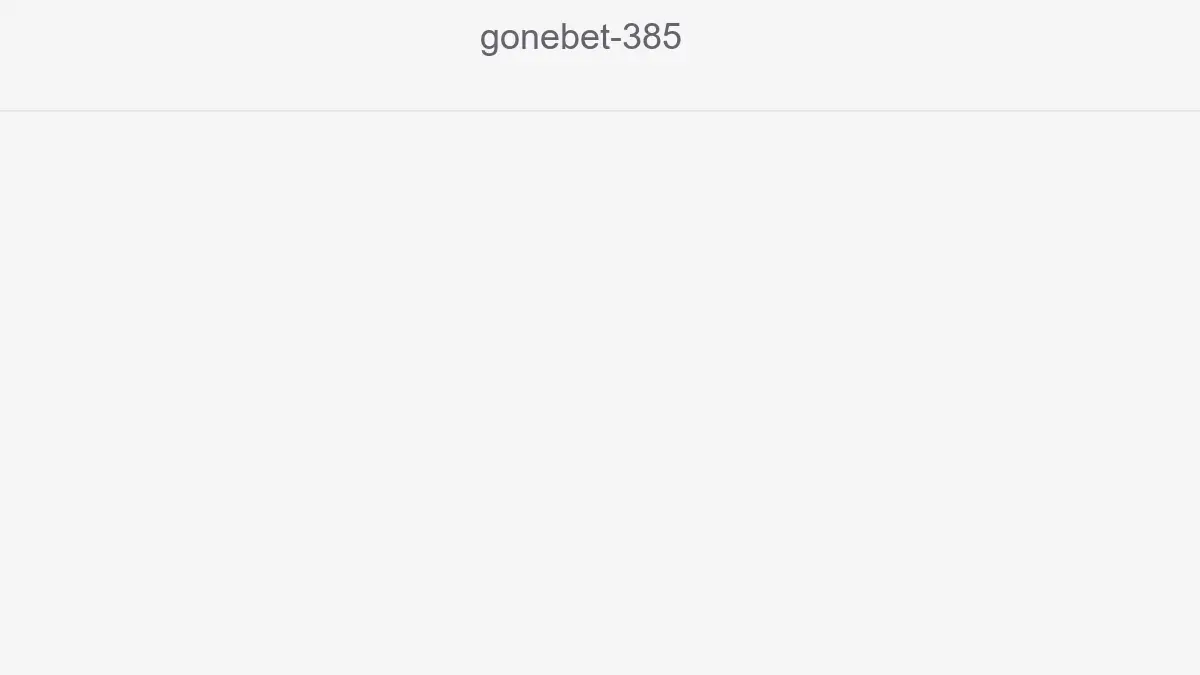 Gonebet 385
