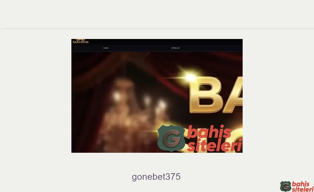 Gonebet375