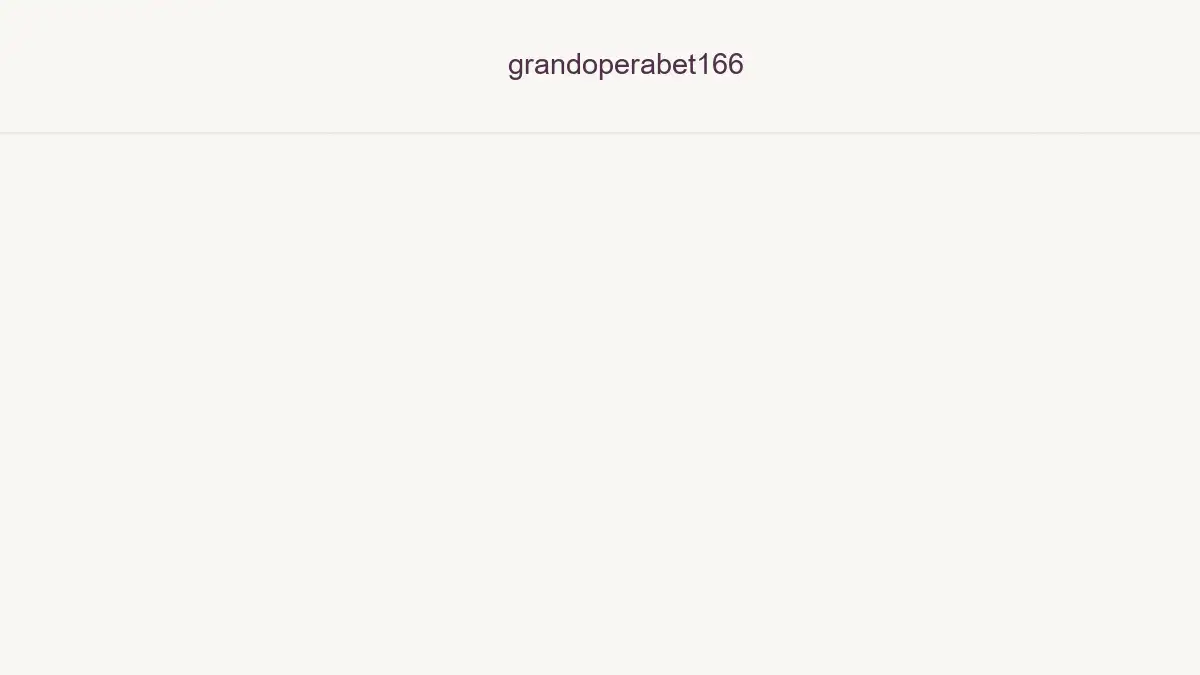 Grandoperabet166