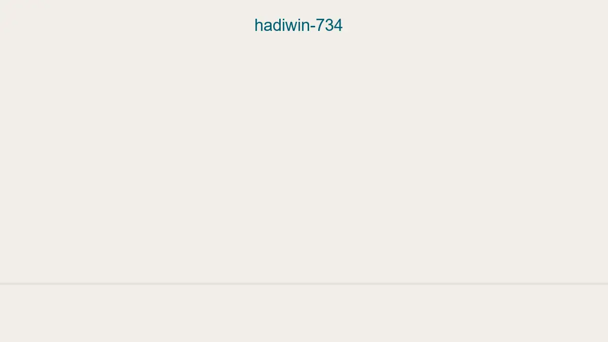 Hadiwin 734