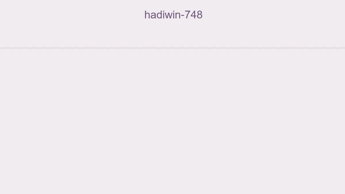 Hadiwin 748