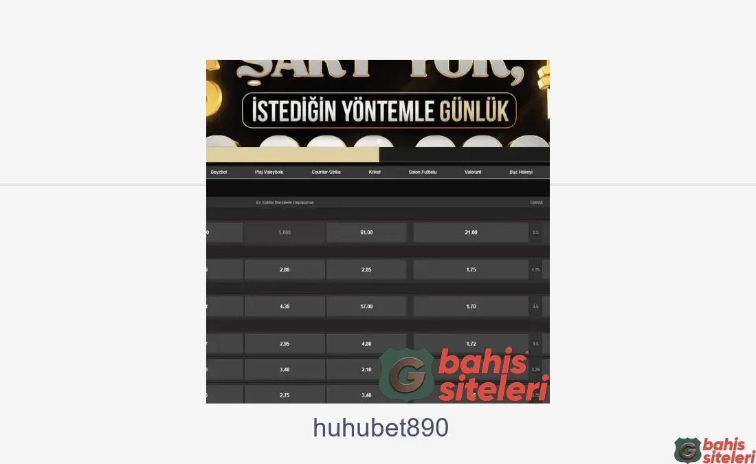 Huhubet890