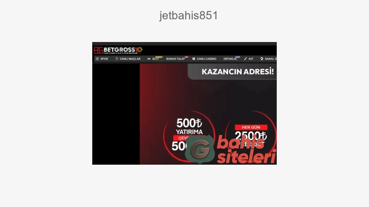 Jetbahis851