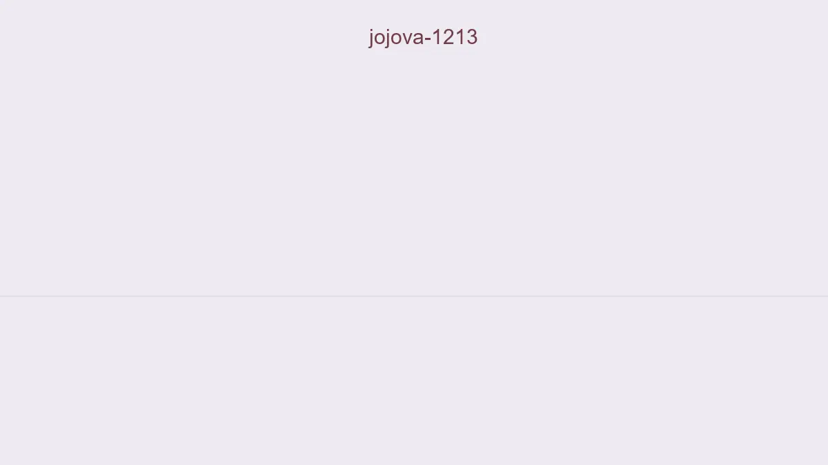 Jojova 1213
