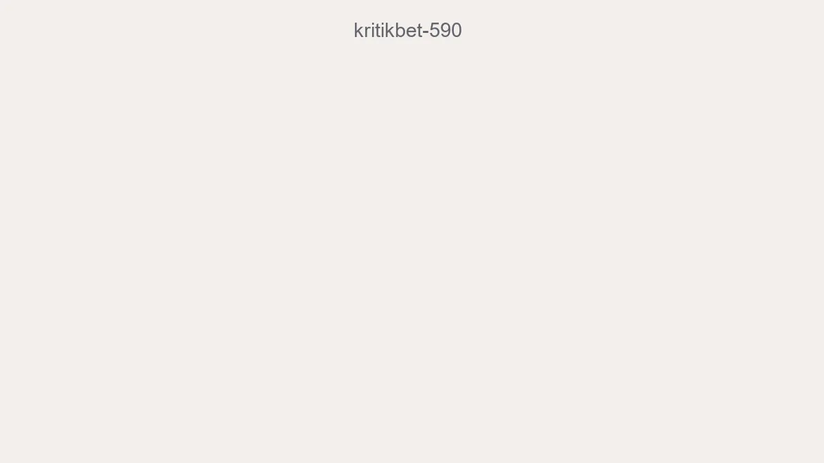 Kritikbet 590