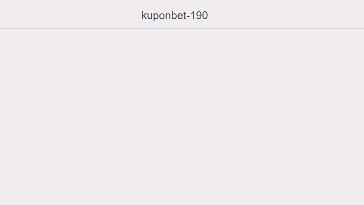 Kuponbet 190