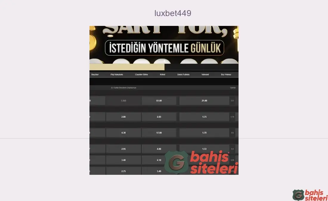 Luxbet449