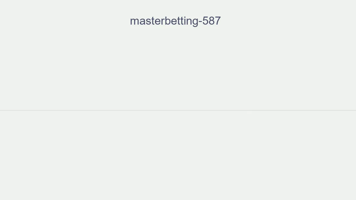 Masterbetting 587