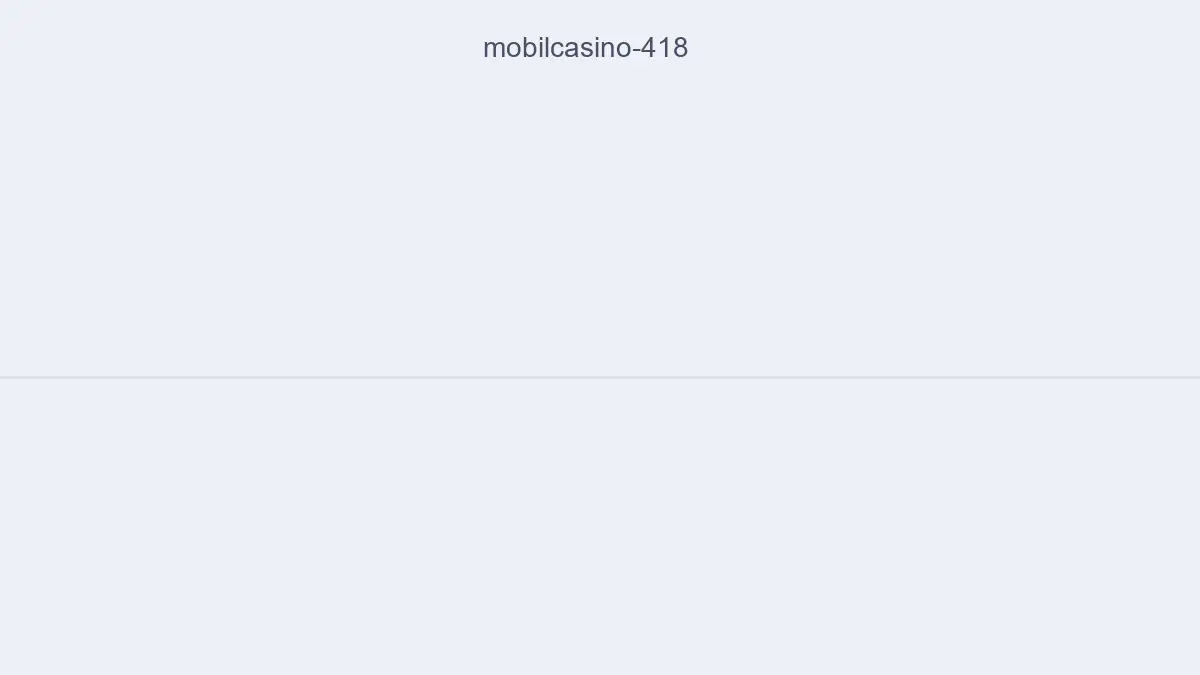 Mobilcasino 418